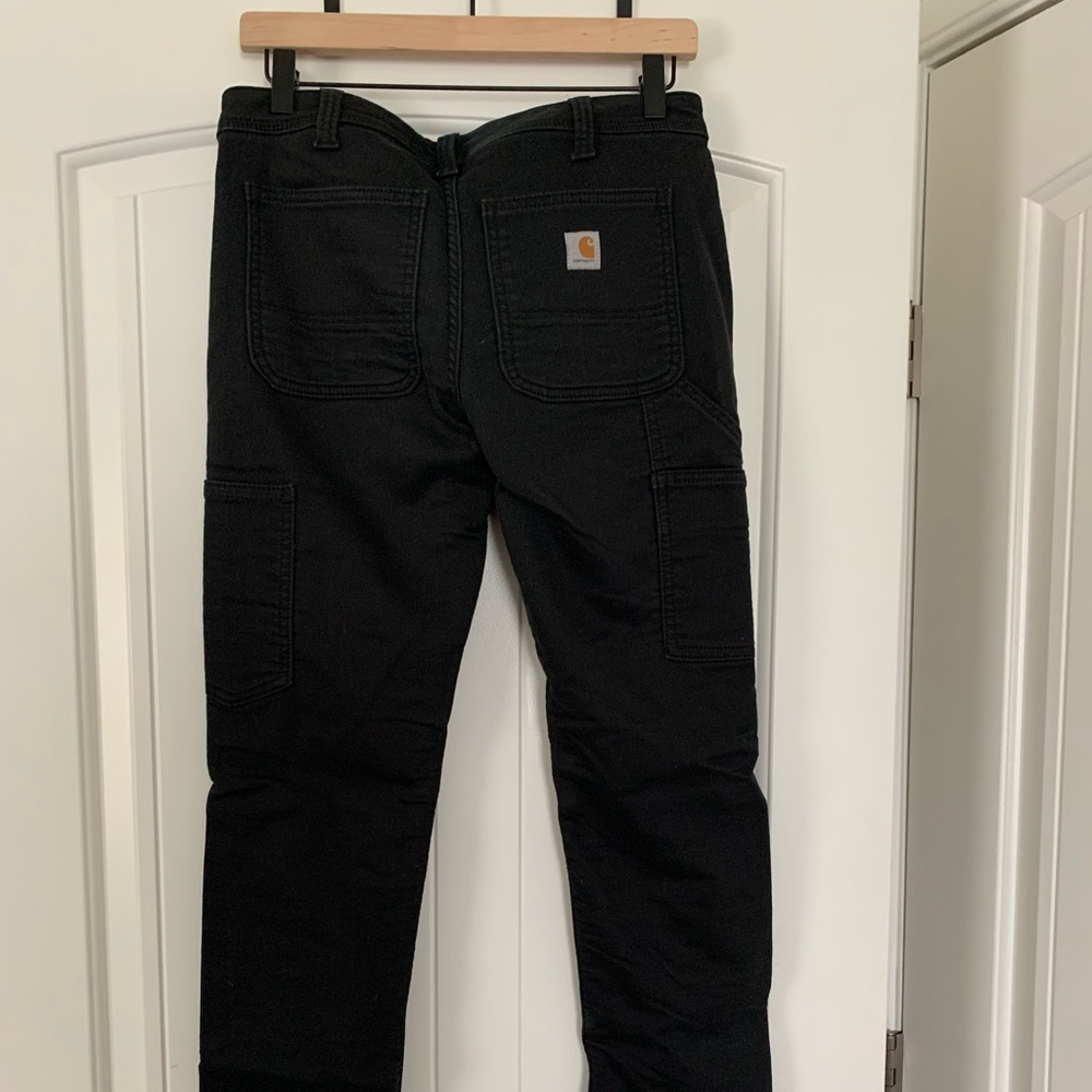 Carhartt slim fit black jeans size 4